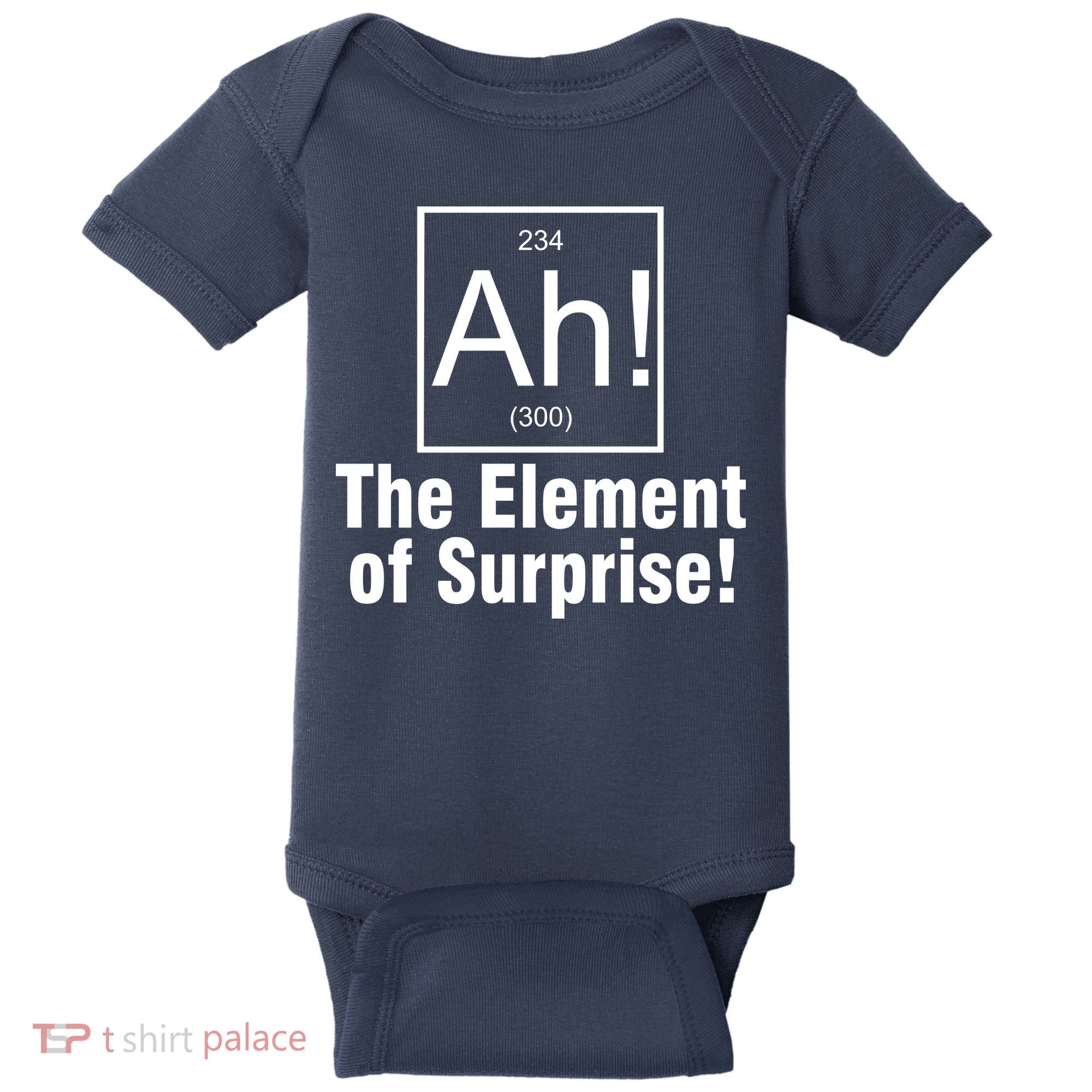 Ah! The Element Of Surprise Baby Bodysuit
