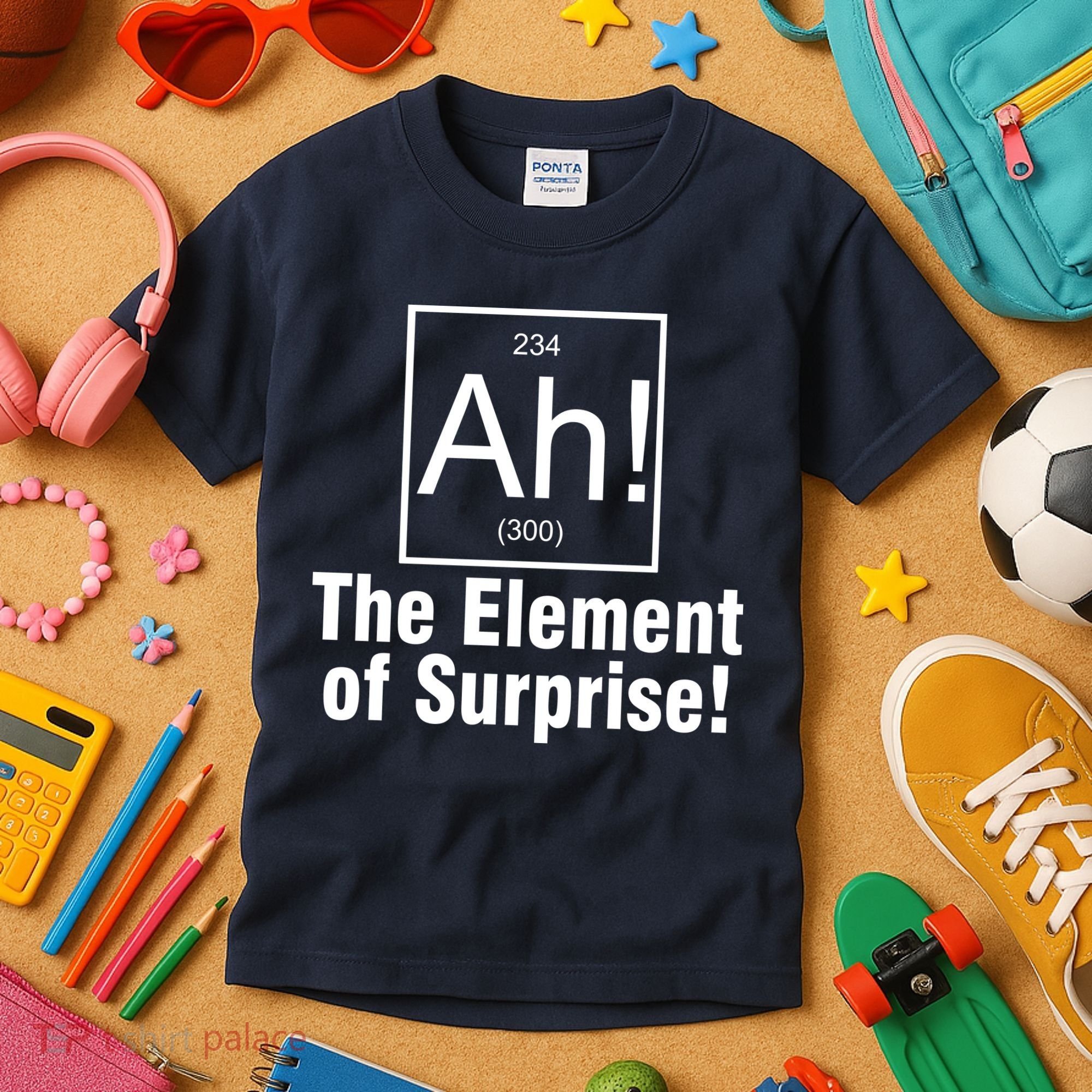 Ah! The Element Of Surprise Kids T-Shirt