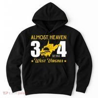 Almost Heaven 304 West Virginia Map Hoodie thumb 0