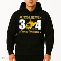 Almost Heaven 304 West Virginia Map Hoodie thumb 2