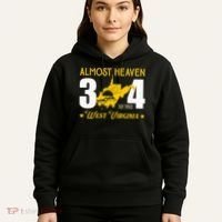 Almost Heaven 304 West Virginia Map Hoodie thumb 5