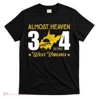 Almost Heaven 304 West Virginia Map T-Shirt thumb 0