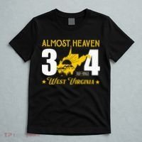 Almost Heaven 304 West Virginia Map T-Shirt thumb 5