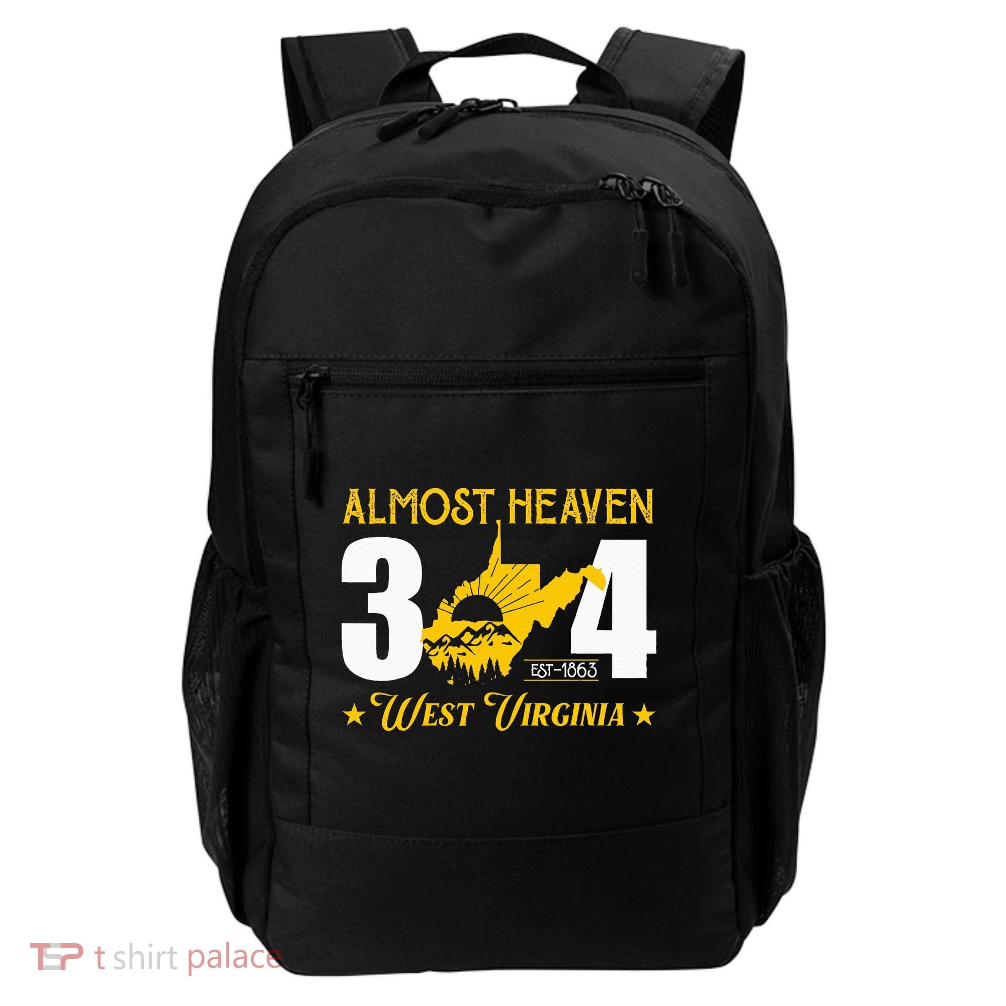 Almost Heaven 304 West Virginia Map Backpack
