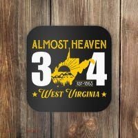 Almost Heaven 304 West Virginia Map Coaster thumb 0