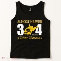 Almost Heaven 304 West Virginia Map Tank Top thumb 2