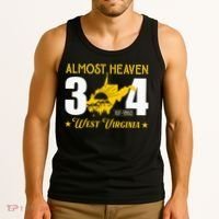 Almost Heaven 304 West Virginia Map Tank Top thumb 3