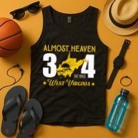 Almost Heaven 304 West Virginia Map Tank Top thumb 4