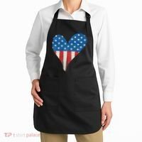 America Heart 4th Of July Apron thumb 2