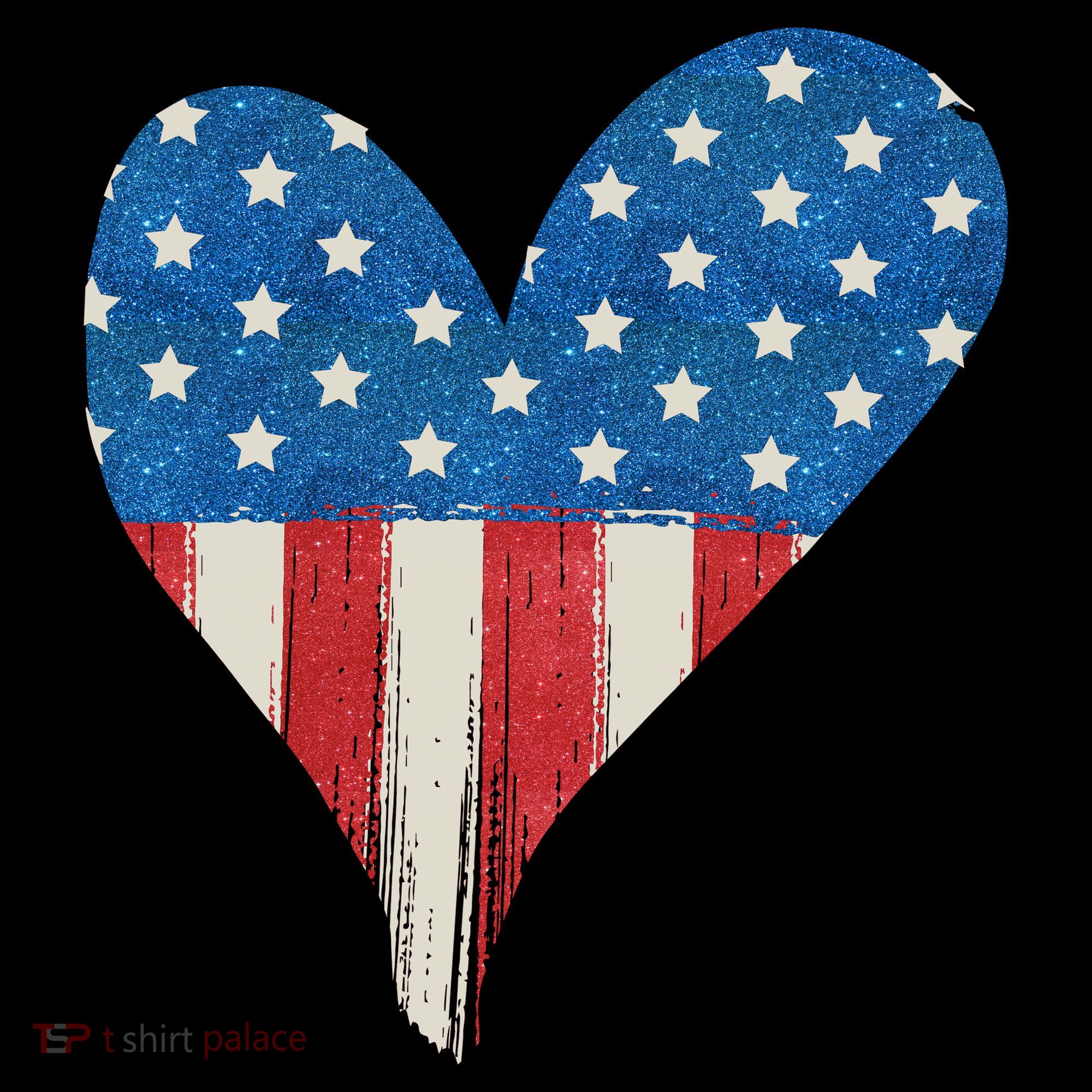 America Heart 4th Of July Coffee Mug
