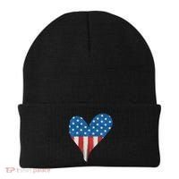 America Heart 4th Of July Beanie thumb 0