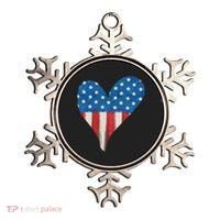 America Heart 4th Of July Ornament thumb 0