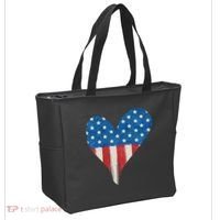 America Heart 4th Of July Tote Bag thumb 2