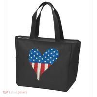 America Heart 4th Of July Tote Bag thumb 3