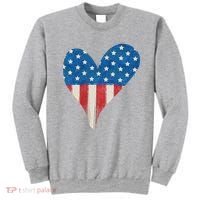 America Heart 4th Of July Sweatshirt thumb 0