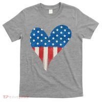 America Heart 4th Of July T-Shirt thumb 0