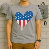 America Heart 4th Of July T-Shirt thumb 6