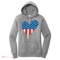 America Heart 4th Of July Women's Hoodie thumb 0