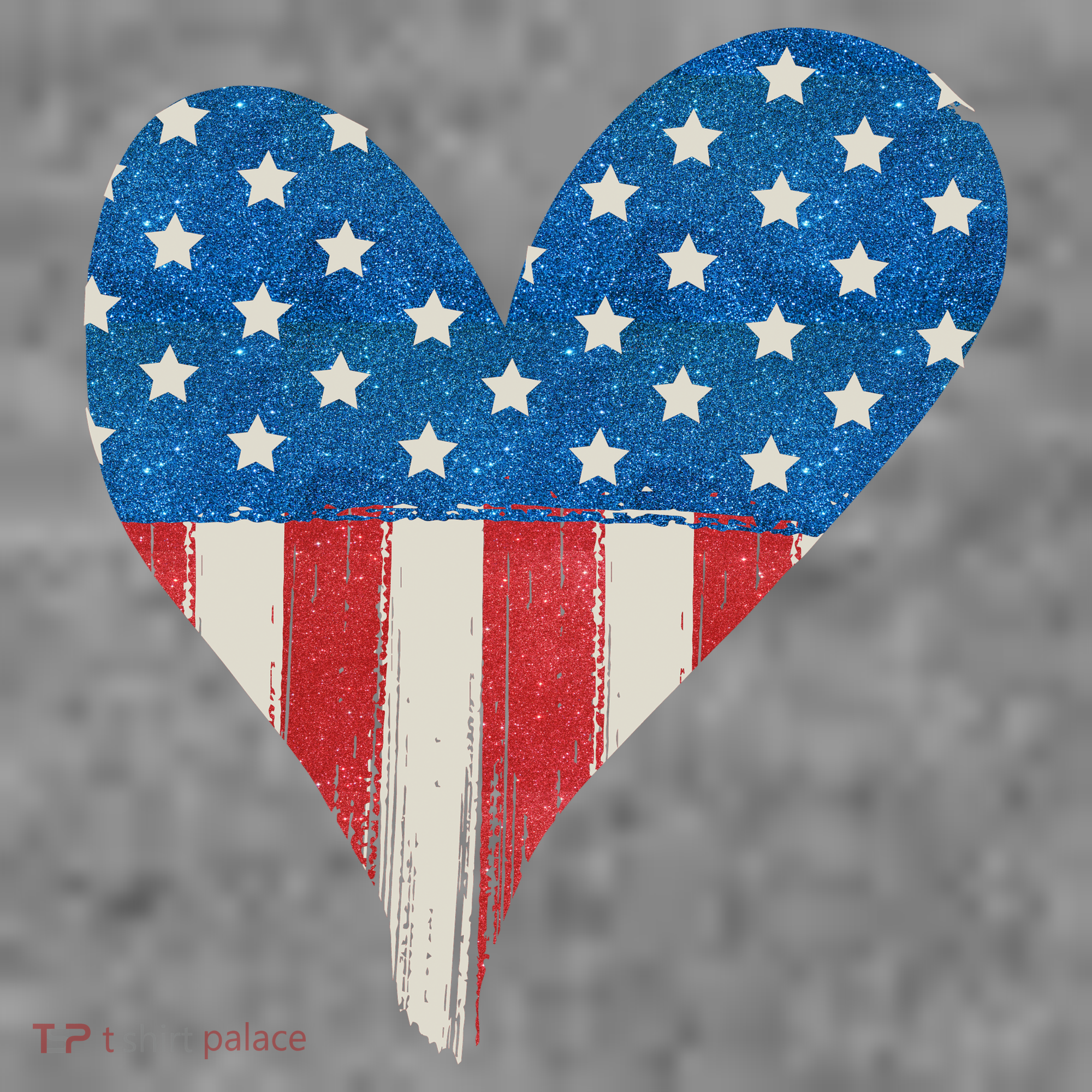 America Heart 4th Of July Women's Tank Top