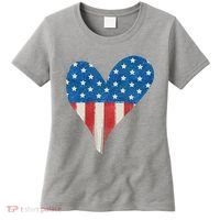 America Heart 4th Of July Women's T-Shirt thumb 0