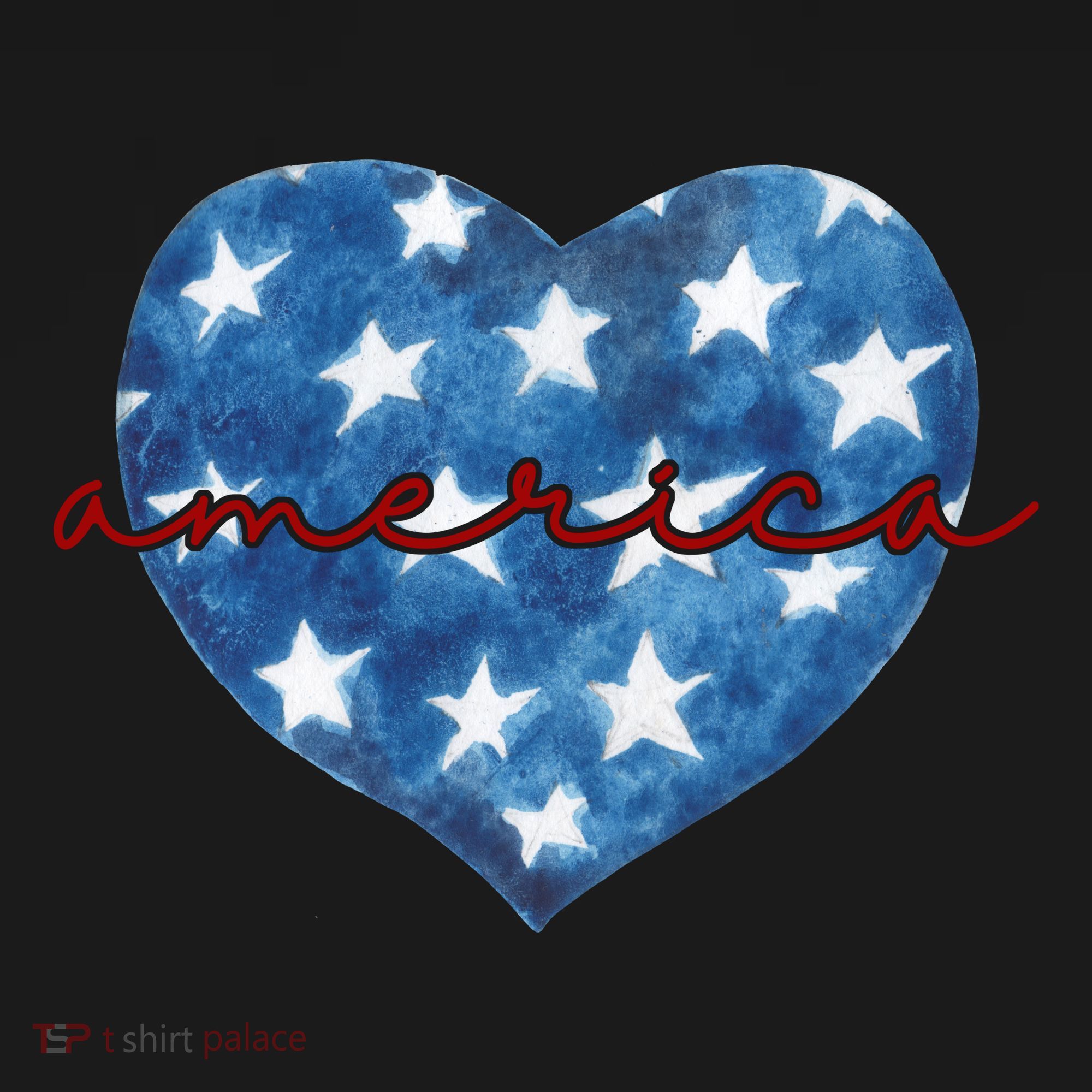 America Heart 4th Of July Cute Festive Coaster
