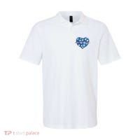 America Heart 4th Of July Cute Festive Polo thumb 0