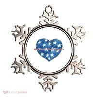 America Heart 4th Of July Cute Festive Ornament thumb 0
