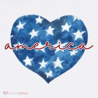 America Heart 4th Of July Cute Festive Ornament thumb 1