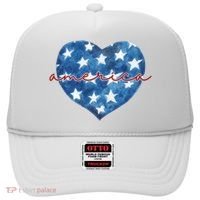 America Heart 4th Of July Cute Festive Hat thumb 0
