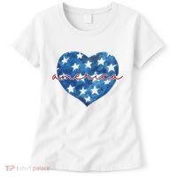 America Heart 4th Of July Cute Festive Women's T-Shirt thumb 0