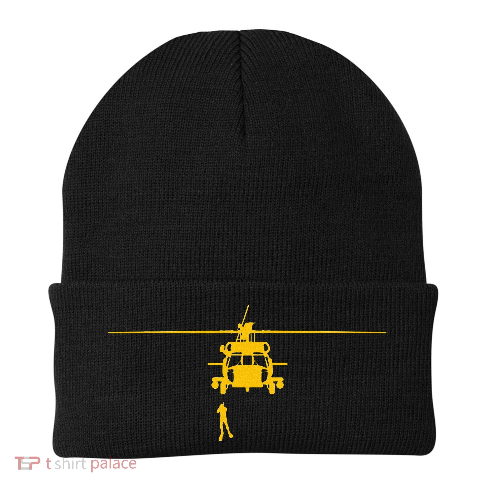 Awesome H 60 Helicopter Search And Rescue SAR Beanie