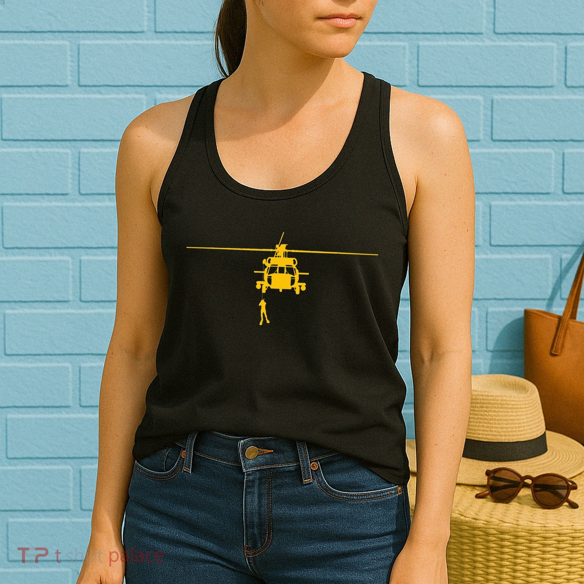 Awesome H 60 Helicopter Search And Rescue SAR Women's Tank Top
