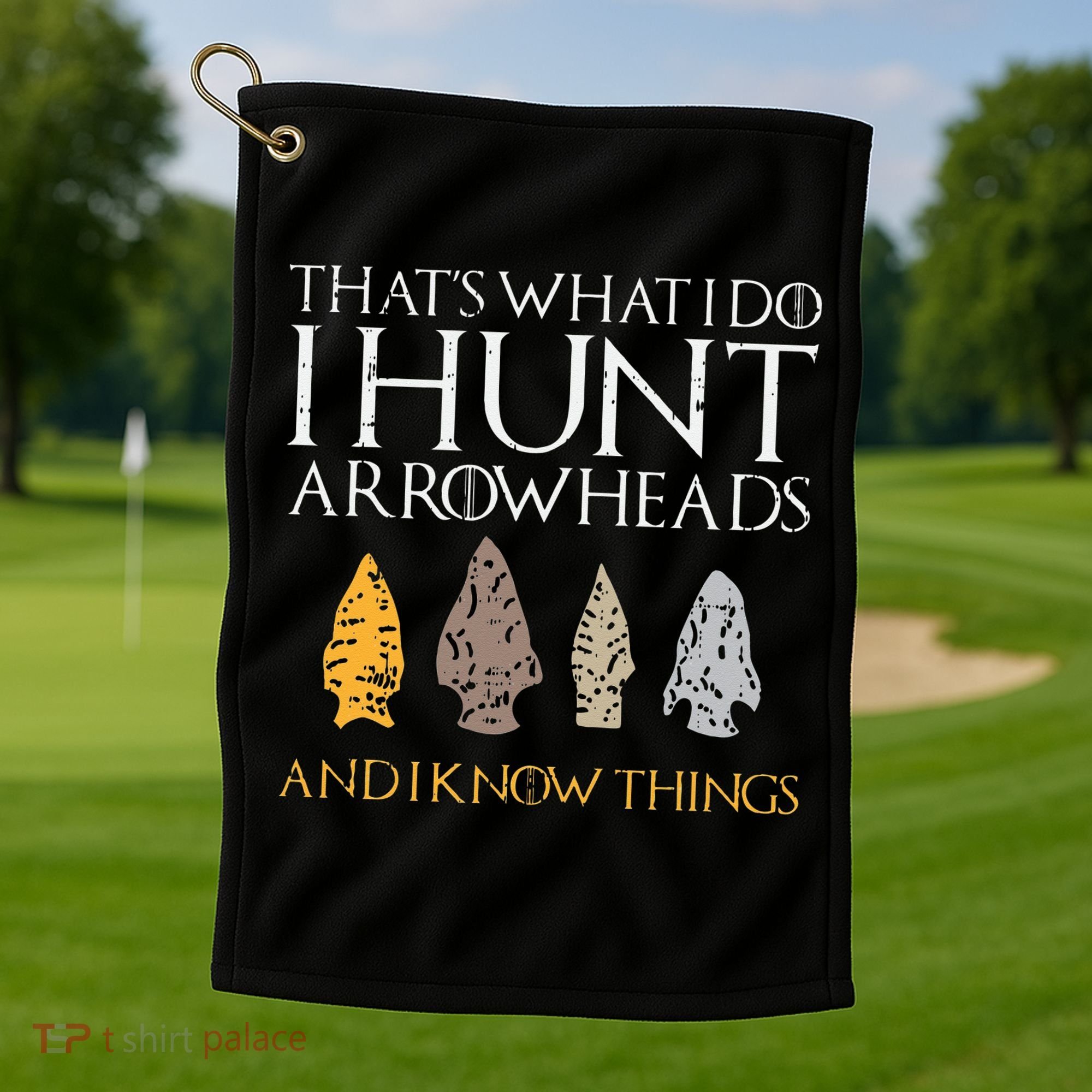 Arrowhead Hunting Arrowhead Arrowhead Hunter Golf Towel