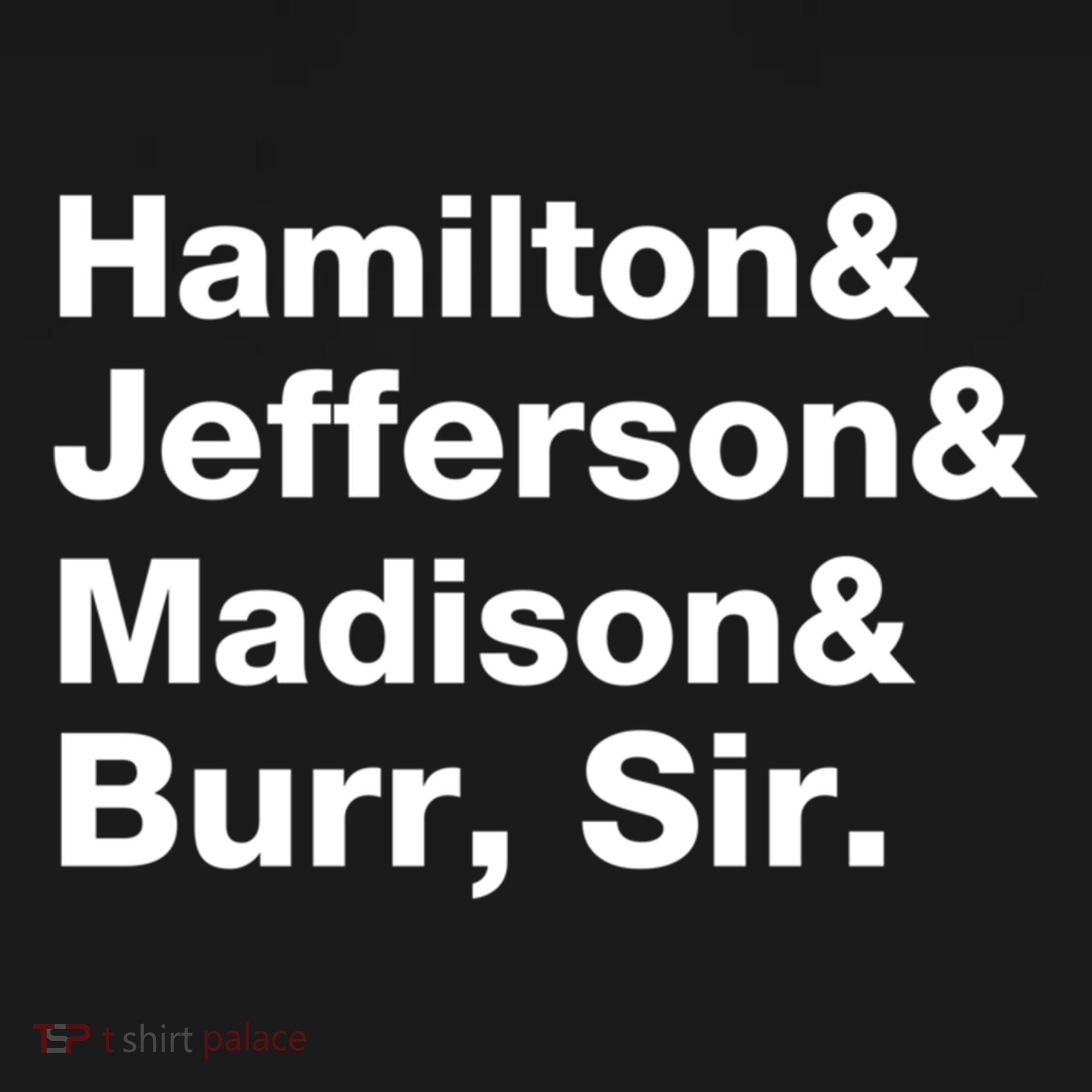 Alexander Hamilton And Burr Founding Fathers Funny Gift Doggie Tank