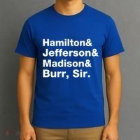 Alexander Hamilton And Burr Founding Fathers Funny Gift T-Shirt thumb 3