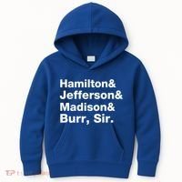 Alexander Hamilton And Burr Founding Fathers Funny Gift Kids Hoodie thumb 0