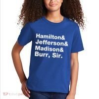 Alexander Hamilton And Burr Founding Fathers Funny Gift Kids T-Shirt thumb 2