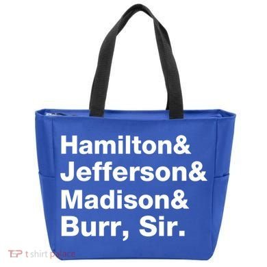 Alexander Hamilton And Burr Founding Fathers Funny Gift Tote Bag