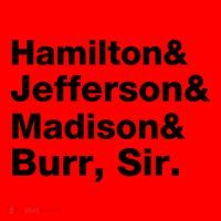 Alexander Hamilton And Burr Founding Fathers Funny Gift Santa Hat thumb 1