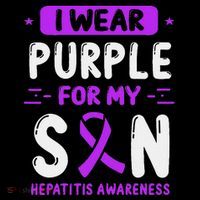 Autoimmune Hepatitis Awareness Son Purple Ribbon Children Coffee Mug thumb 5