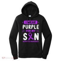 Autoimmune Hepatitis Awareness Son Purple Ribbon Children Women's Hoodie thumb 0
