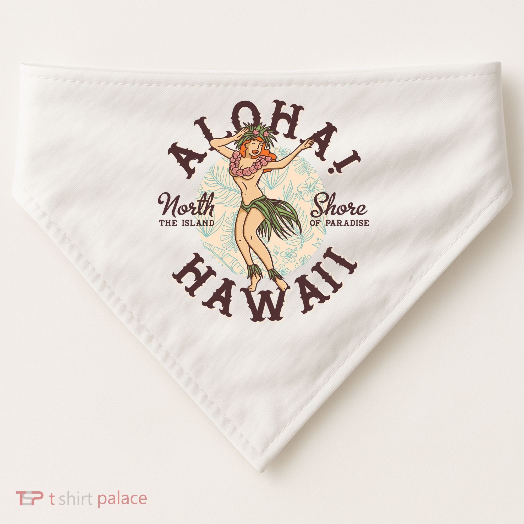 Aloha Hawaii USA-Made Doggie Bandana