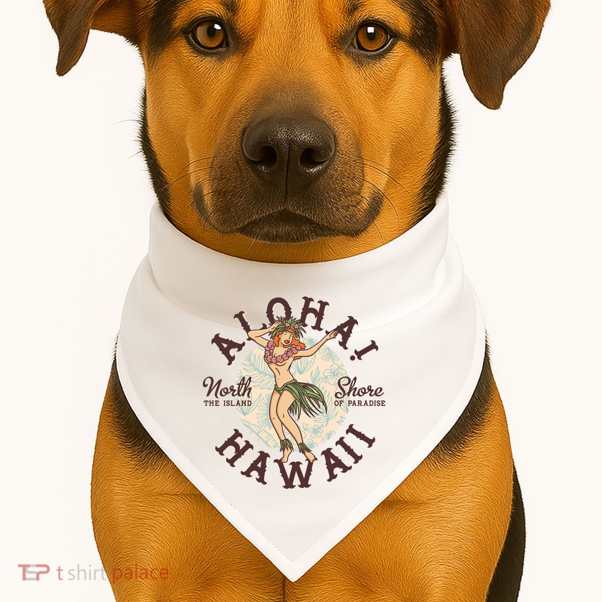 Aloha Hawaii USA-Made Doggie Bandana