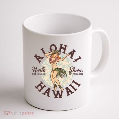 Aloha Hawaii Coffee Mug back