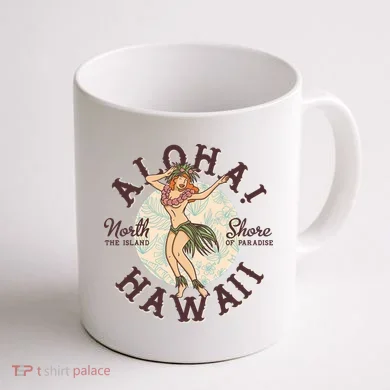 Aloha Hawaii Coffee Mug back