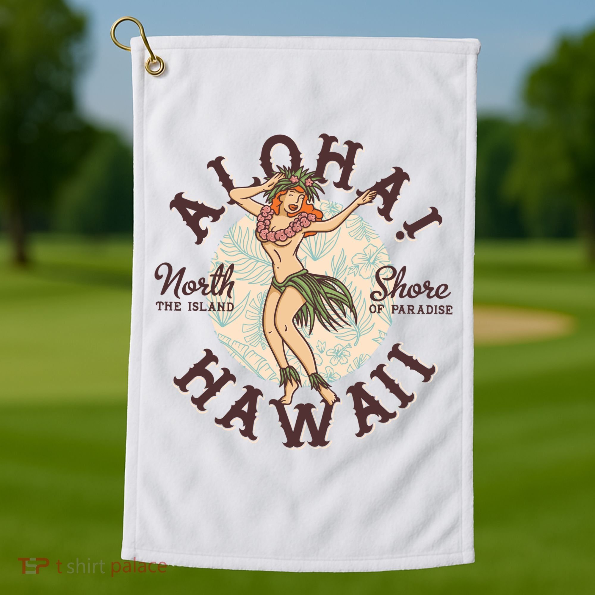 Aloha Hawaii Golf Towel