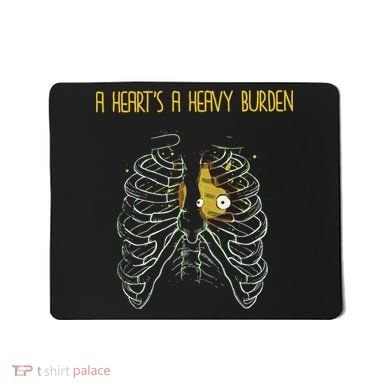 A HeartS A Heavy Burden Howls Castle Mousepad