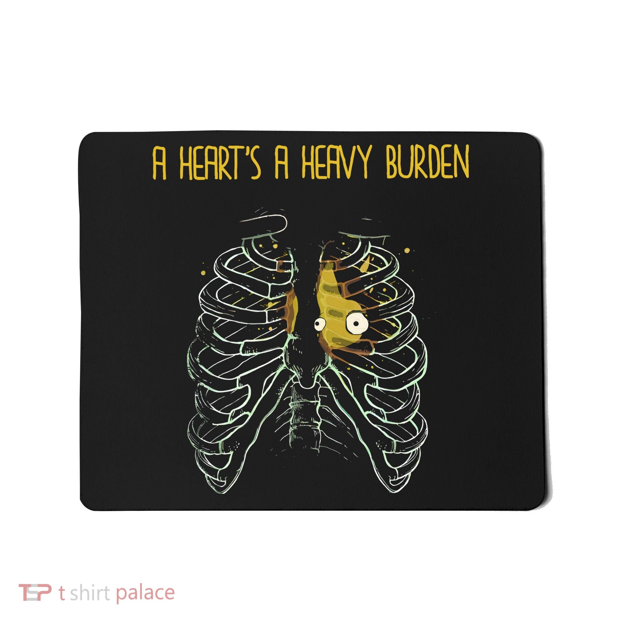 A HeartS A Heavy Burden Howls Castle Mousepad