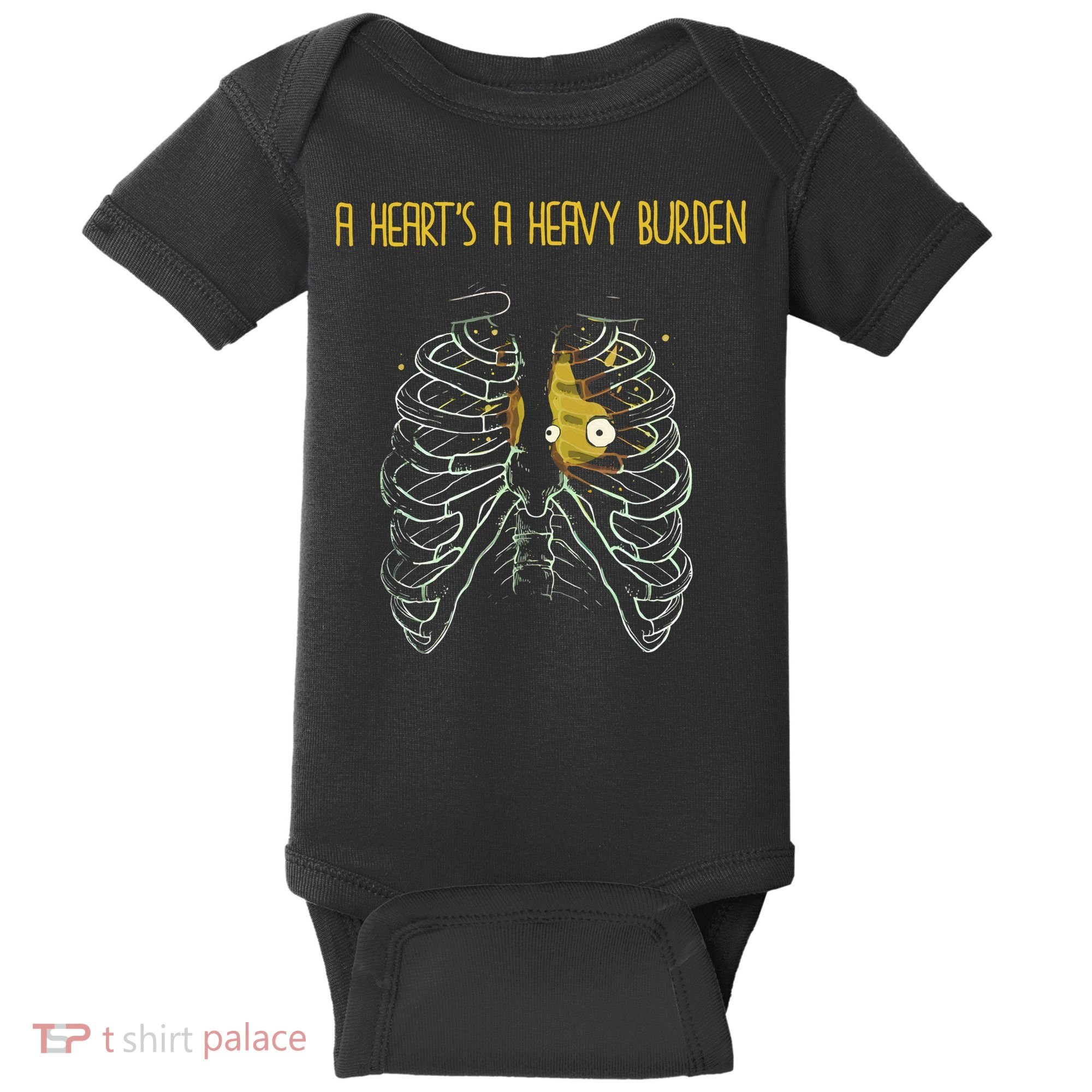 A HeartS A Heavy Burden Howls Castle Baby Bodysuit