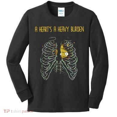 A HeartS A Heavy Burden Howls Castle Kids Long Sleeve Shirt